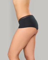 ESSENTIALS BOYSHORT WITH ELEMENTAL TRIM – LA SENZA BLACK / S